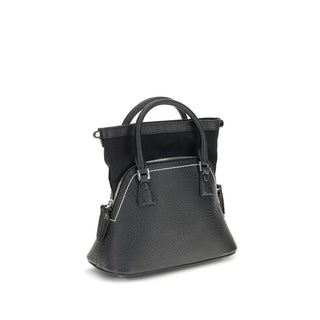 Maison Margiela Black Calf Leather Bos Taurus Handbag