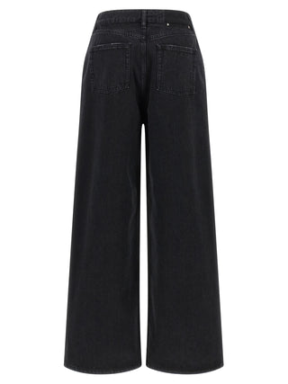 Golden Goose Black Cotton Flared Jeans