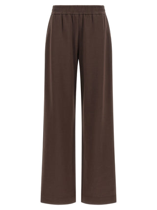 Moncler Brown Cotton Joggers (Workout Pants)