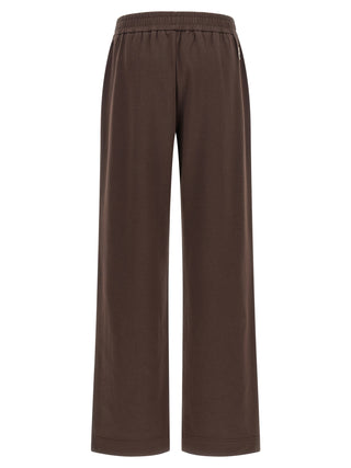 Moncler Brown Cotton Joggers (Workout Pants)