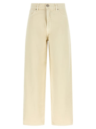 PINKO Beige Cotton Jeans Denim