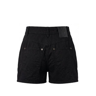 Mr&Mrs Italy Black Cotton Women Shorts