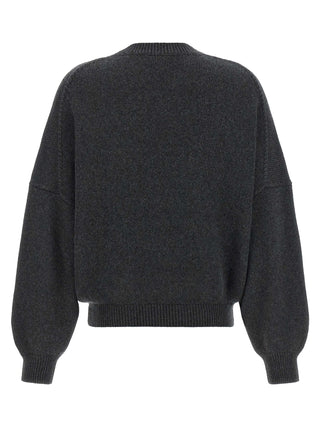 Khaite Gray Cashmere Cardigan