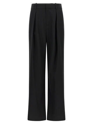 MM6 Maison Margiela Black Polyester Casual Pants