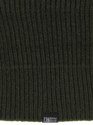 MM6 Maison Margiela Bicolor Wool Beanie