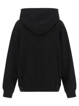 MM6 Maison Margiela Black Cotton Sweatshirt