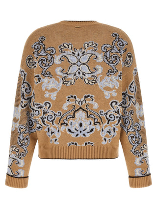 Twinset Brown Wool Cardigan