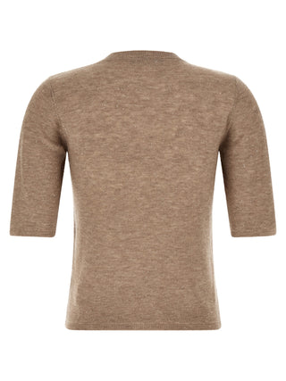 Fabiana Filippi Beige Wool T-Shirt