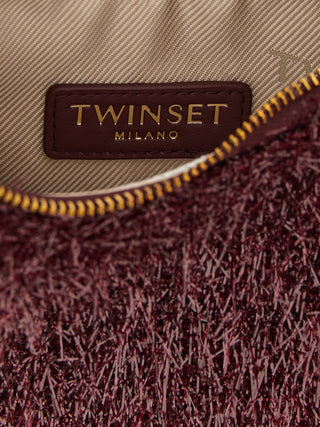 Twinset Bordeaux Polyester Handbag