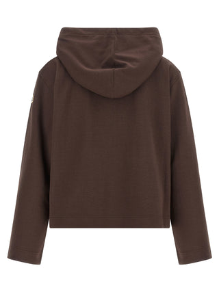 Moncler Brown Cotton Sweatshirt