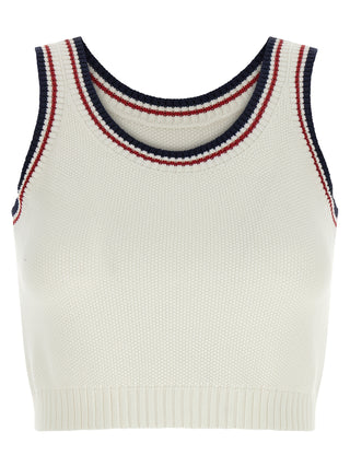 Brunello Cucinelli White Cotton Top