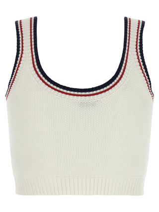 Brunello Cucinelli White Cotton Top
