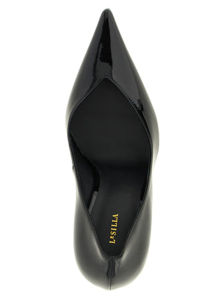 LE SILLA Black Polyethylene High Heel Pumps