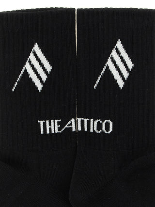 The Attico Bicolor Cotton Socks