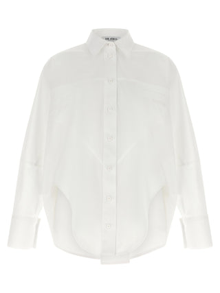 The Attico White Cotton Blouse