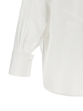 The Attico White Cotton Blouse