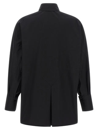 The Attico Black Cotton Blouse