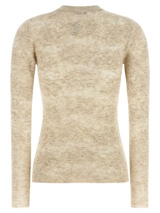 Brunello Cucinelli Beige Silk Cardigan