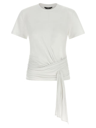 7 For All Mankind White Lyocell T-Shirt