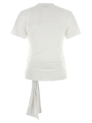 7 For All Mankind White Lyocell T-Shirt