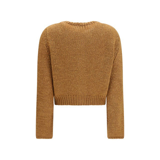 Forte_Forte Brown Silk Cardigan