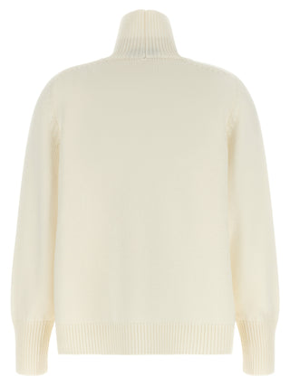 Fabiana Filippi White Virgin Wool Cardigan