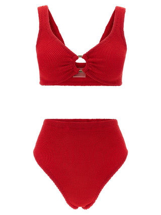 Hunza G Red Polyamide Bikini