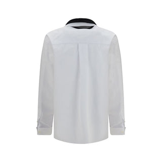 Sacai White Polyester Dress Shirt