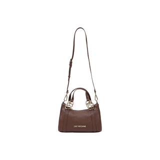 Love Moschino Brown Polyethylene Handbag