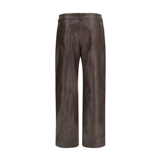 Magda Butrym Brown Leather Pants