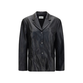 Magda Butrym Black Lambskin Blazer