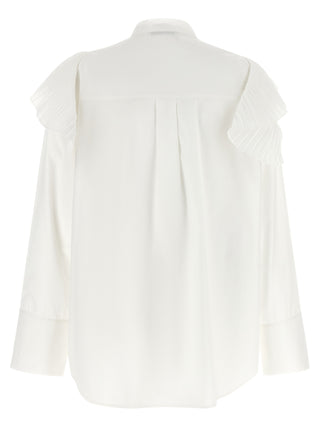 Alberta Ferretti White Cotton Blouse