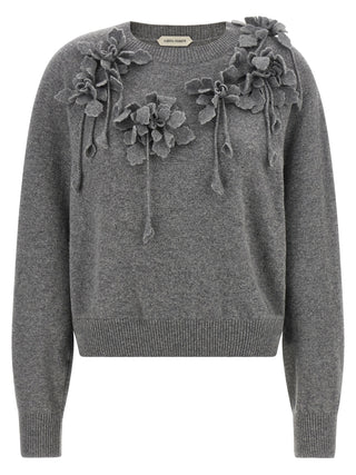 Alberta Ferretti Gray Virgin Wool Cardigan
