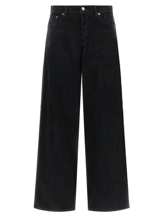 Haikure Black Cotton Flared Jeans