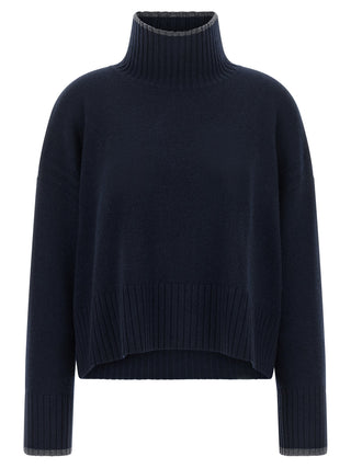 PINKO Blue Wool Cardigan