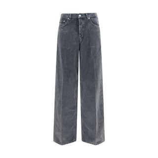 Haikure Gray Cotton Jeans Denim