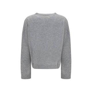 Fabiana Filippi Gray Cashmere Sweatshirt