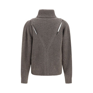 P.A.R.O.S.H. Beige Wool Oves Aries Sweatshirt
