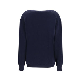 Malo Blue Cashmere Sweater