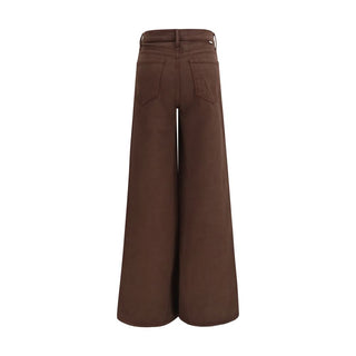 Mother Denim Brown Cotton Jeans Denim