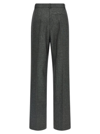 The Andamane Gray Polyester Dress Pants