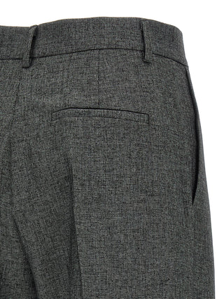 The Andamane Gray Polyester Dress Pants