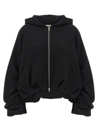 Dries Van Noten Black Cotton Hoodie