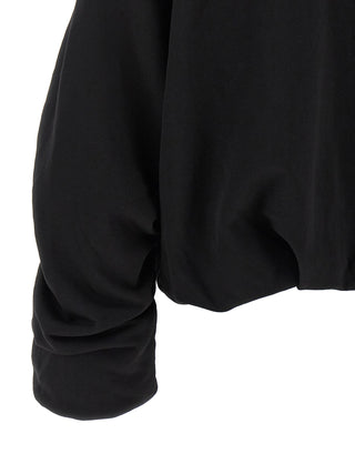 Dries Van Noten Black Cotton Hoodie
