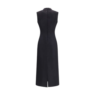 Maison Margiela Black Wool Oves Aries Casual Dress