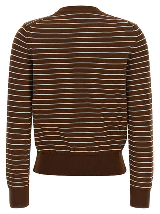A.P.C. Brown Cotton Cardigan