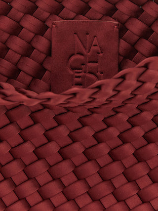 NAGHEDI Red Polyester Clutch Bag