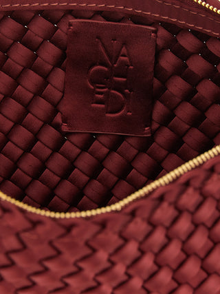 NAGHEDI Red Polyester Clutch Bag
