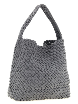 NAGHEDI Gray Nylon Shoulder Bag