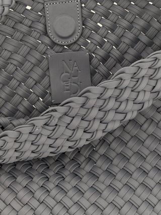 NAGHEDI Gray Nylon Shoulder Bag
